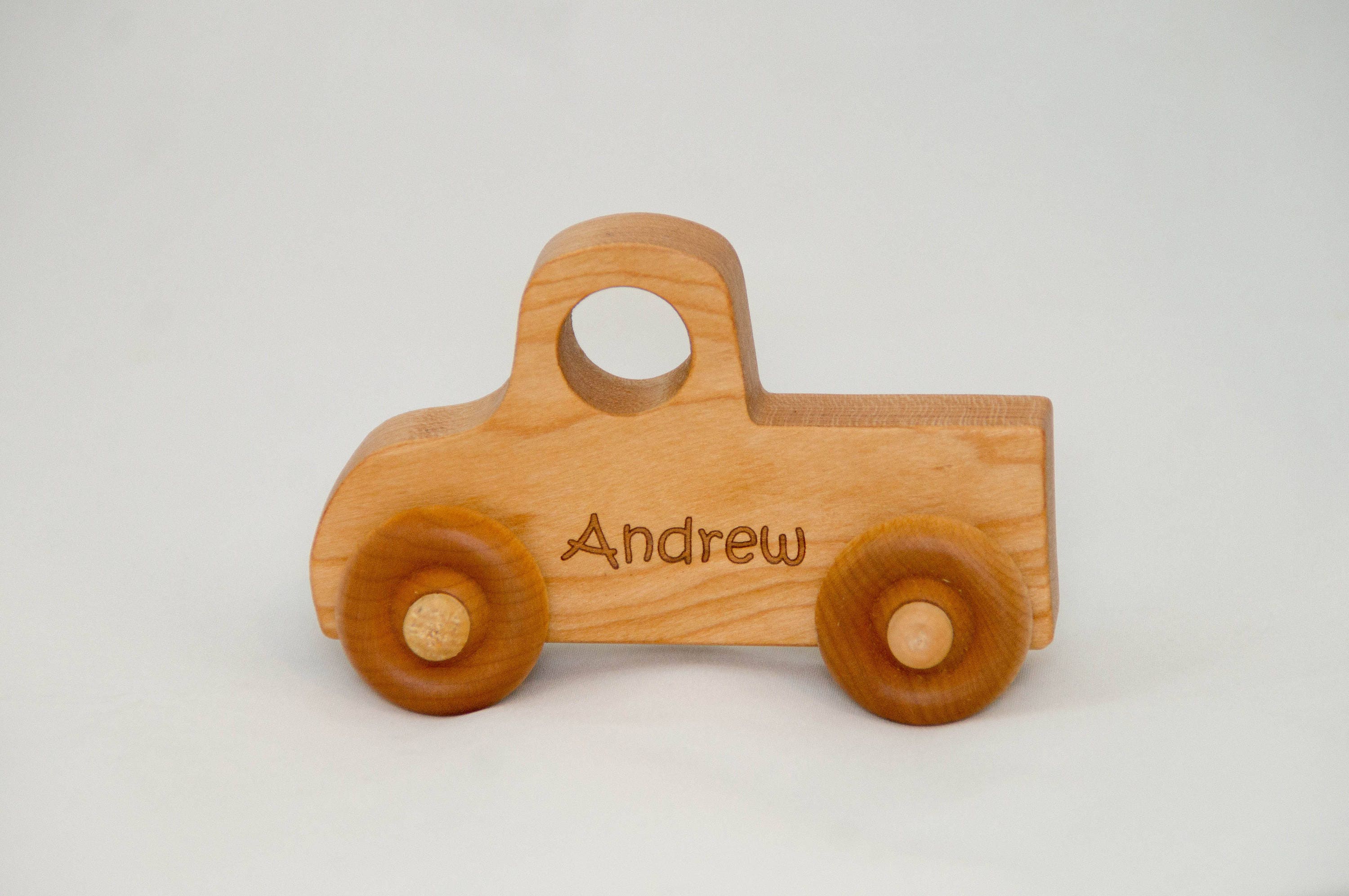 Toy Truck, Wooden Toy Truck, Wood Truck, Toddler Toy Wood Toy Truck Personalized for Children and Toddlers