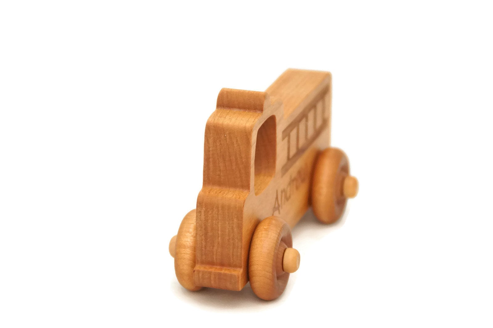 Wooden Toy Fire Truck, Personalized Toy Car,  Push Toy, Personalized Gift, Custom Toy, Baby Shower, Birthday Gift