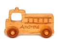 Wooden Toy Fire Truck, Personalized Toy Car,  Push Toy, Personalized Gift, Custom Toy, Baby Shower, Birthday Gift
