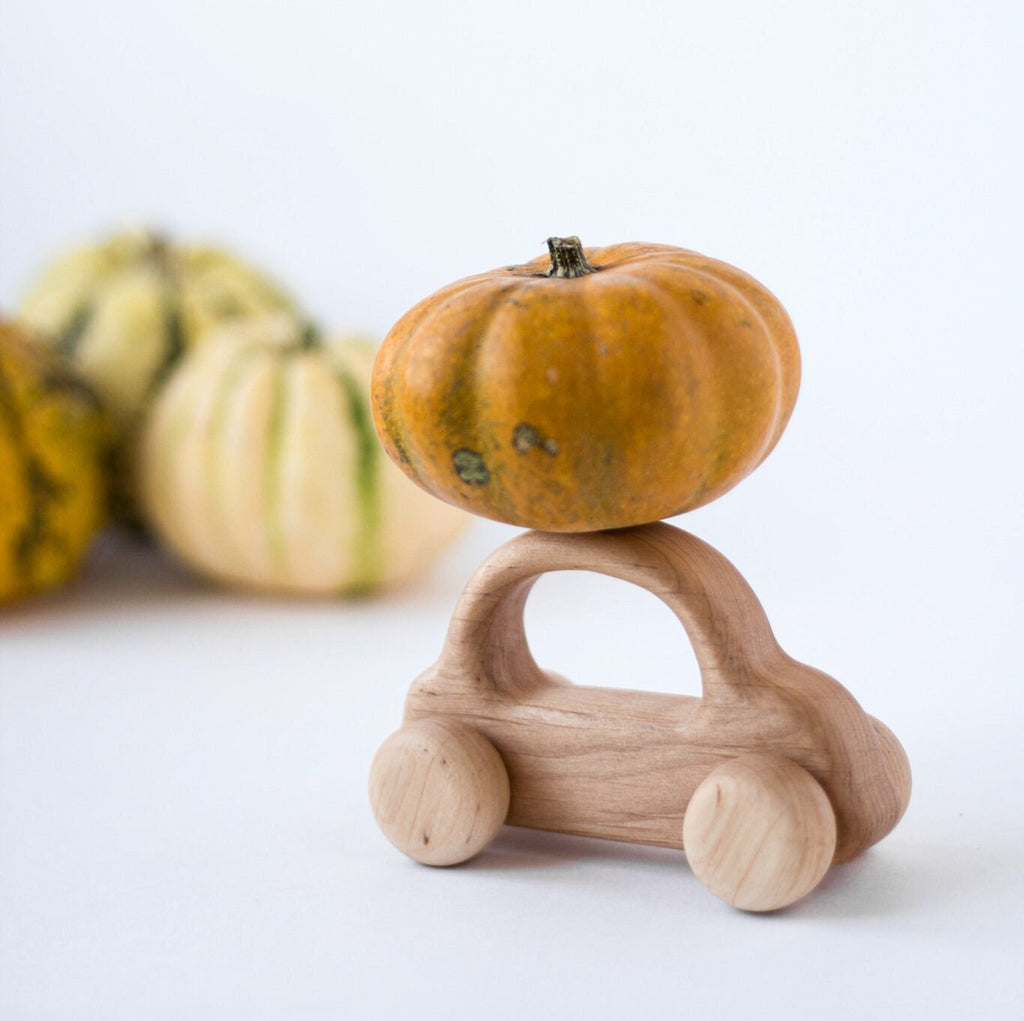Wooden toy car | Wood hand push toy car | Push mini car | Pretend play gift Made in Ukraine