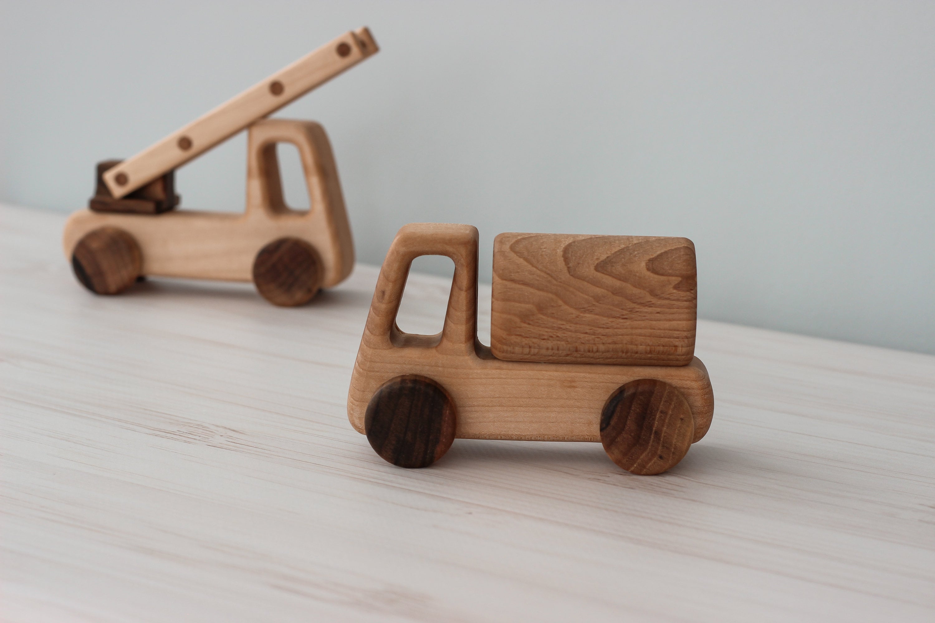 Wooden car Truck toys Mini Vehicles on wheels for toddler 1 year old boy gift for kids from Ukraine shops