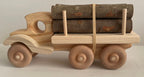 Log Truck Wooden Toy