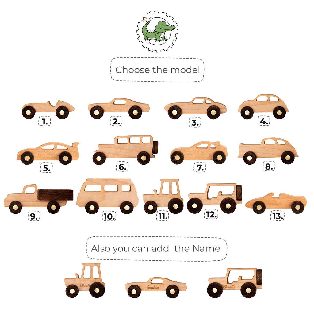 Custom Wooden Toy Cars Wooden Cars For Toddlers Baby Boy Gifts Custom Jeep With Name First Birthday Gift Preschool Toys Nursery Decor Boy