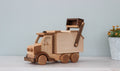 Wooden car Garbage truck: Montessori Waldorf Toys, Push car on wheels for toddler, Kids Birthday gift, Pretend play from Ukraine shops