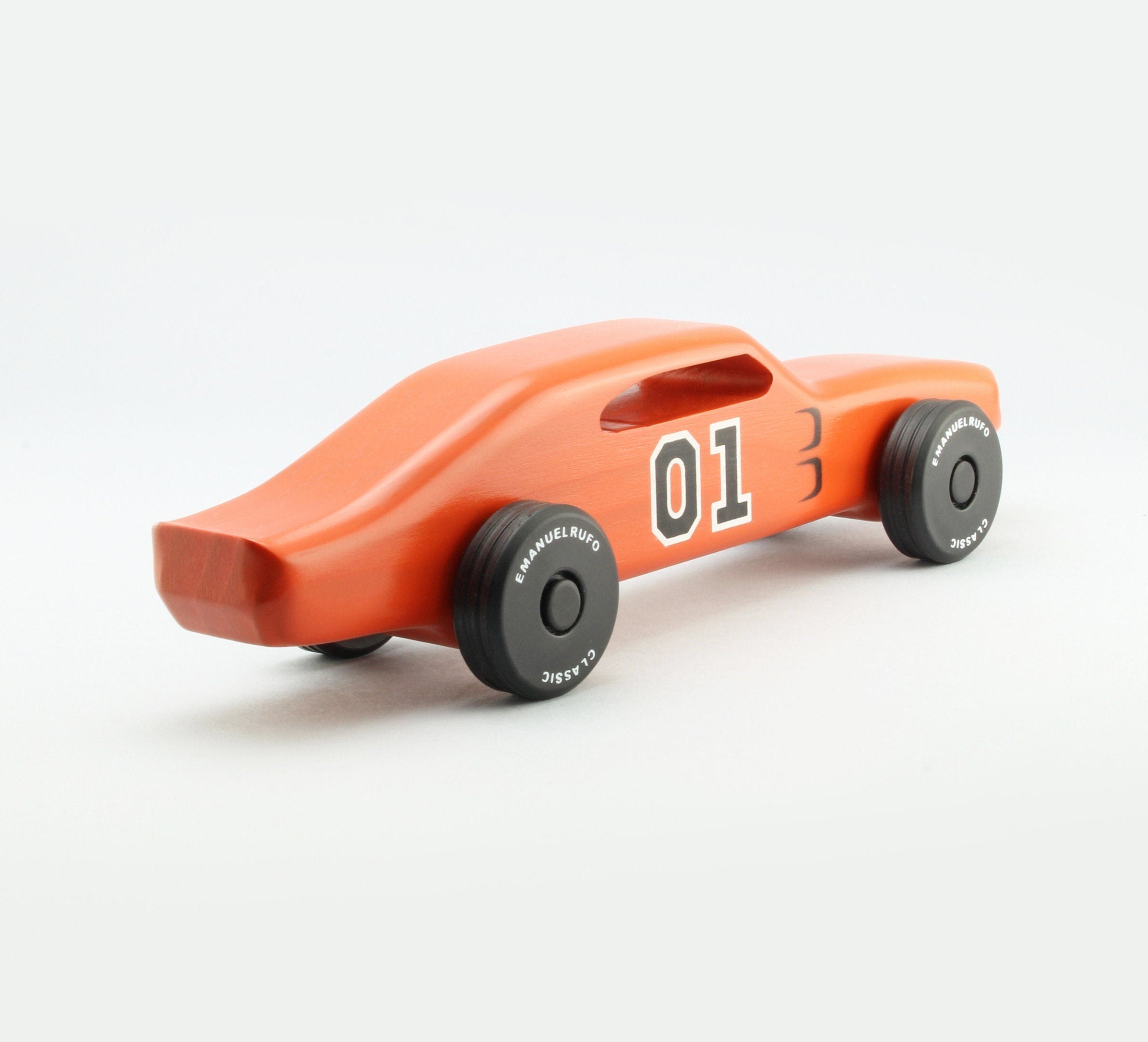 Handcrafted CL 08 Wooden Toy Car - Classic American Muscle Car Inspired - Eco-Friendly, Vintage-Style Play Vehicle for Kids