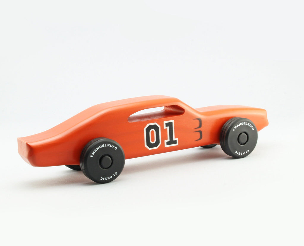 Handcrafted CL 08 Wooden Toy Car - Classic American Muscle Car Inspired - Eco-Friendly, Vintage-Style Play Vehicle for Kids