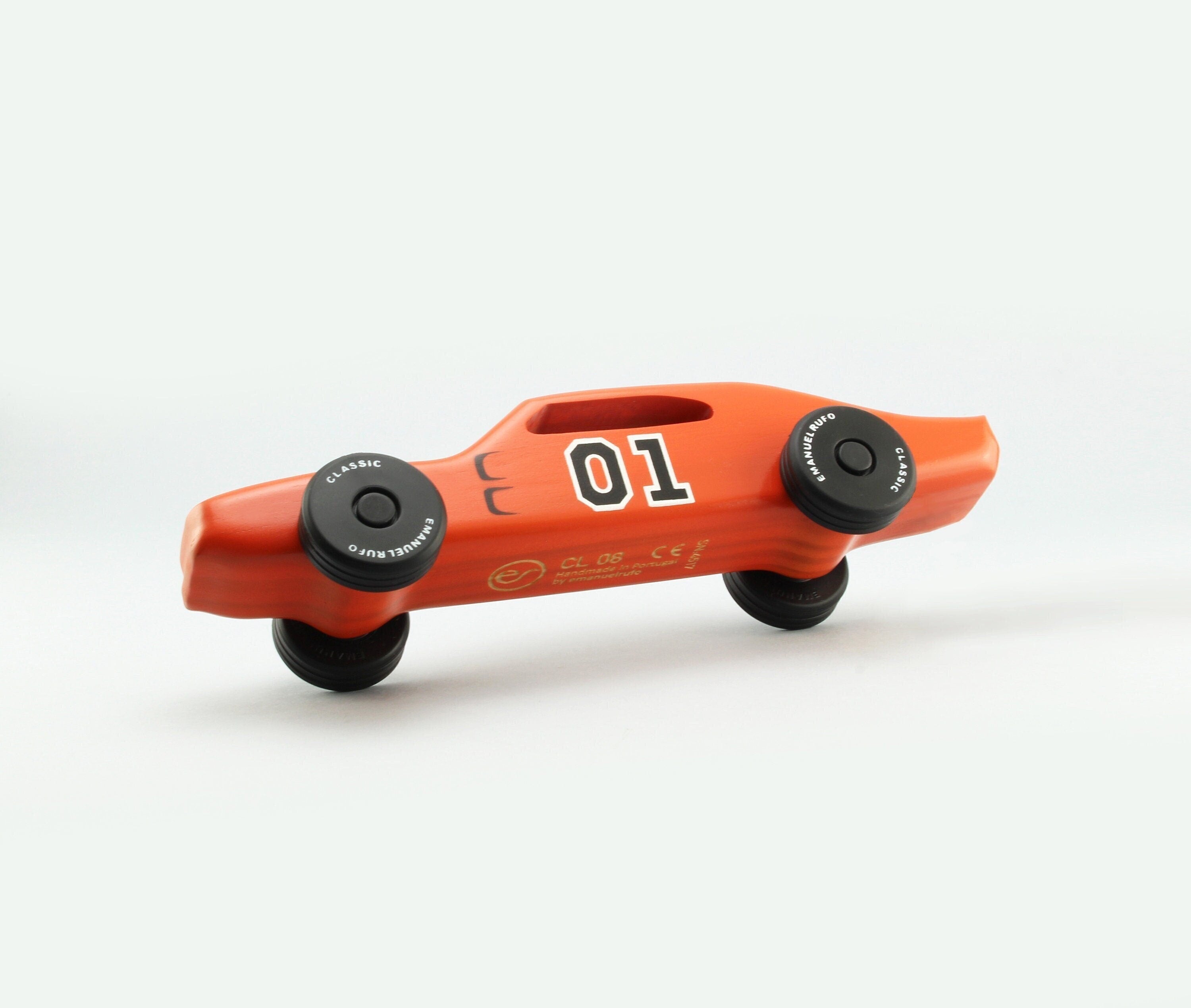 Handcrafted CL 08 Wooden Toy Car - Classic American Muscle Car Inspired - Eco-Friendly, Vintage-Style Play Vehicle for Kids