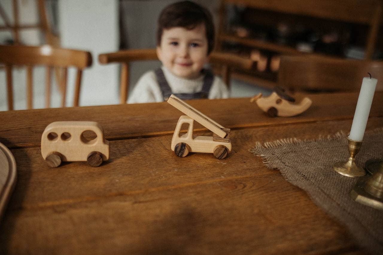 Wooden cars toys Mini Vehicles on wheels Baby boy gift Toys for toddler 1 year old gift for kids Vintage style cars from Ukraine shops