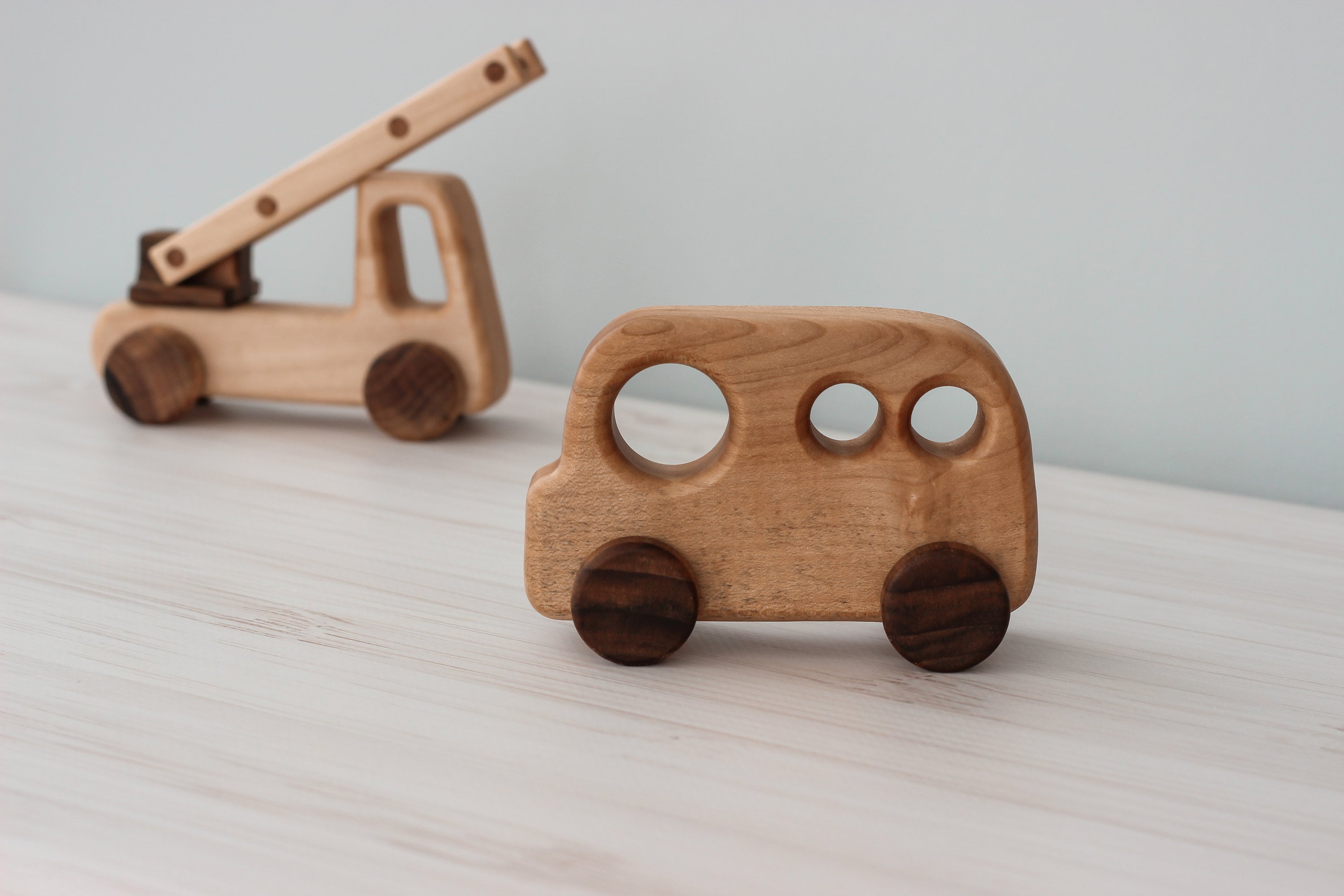 Wooden cars toys Mini Vehicles on wheels Baby boy gift Toys for toddler 1 year old gift for kids Vintage style cars from Ukraine shops