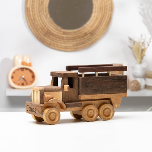 Farm Wooden Dump Truck Toy / PERSONALIZED