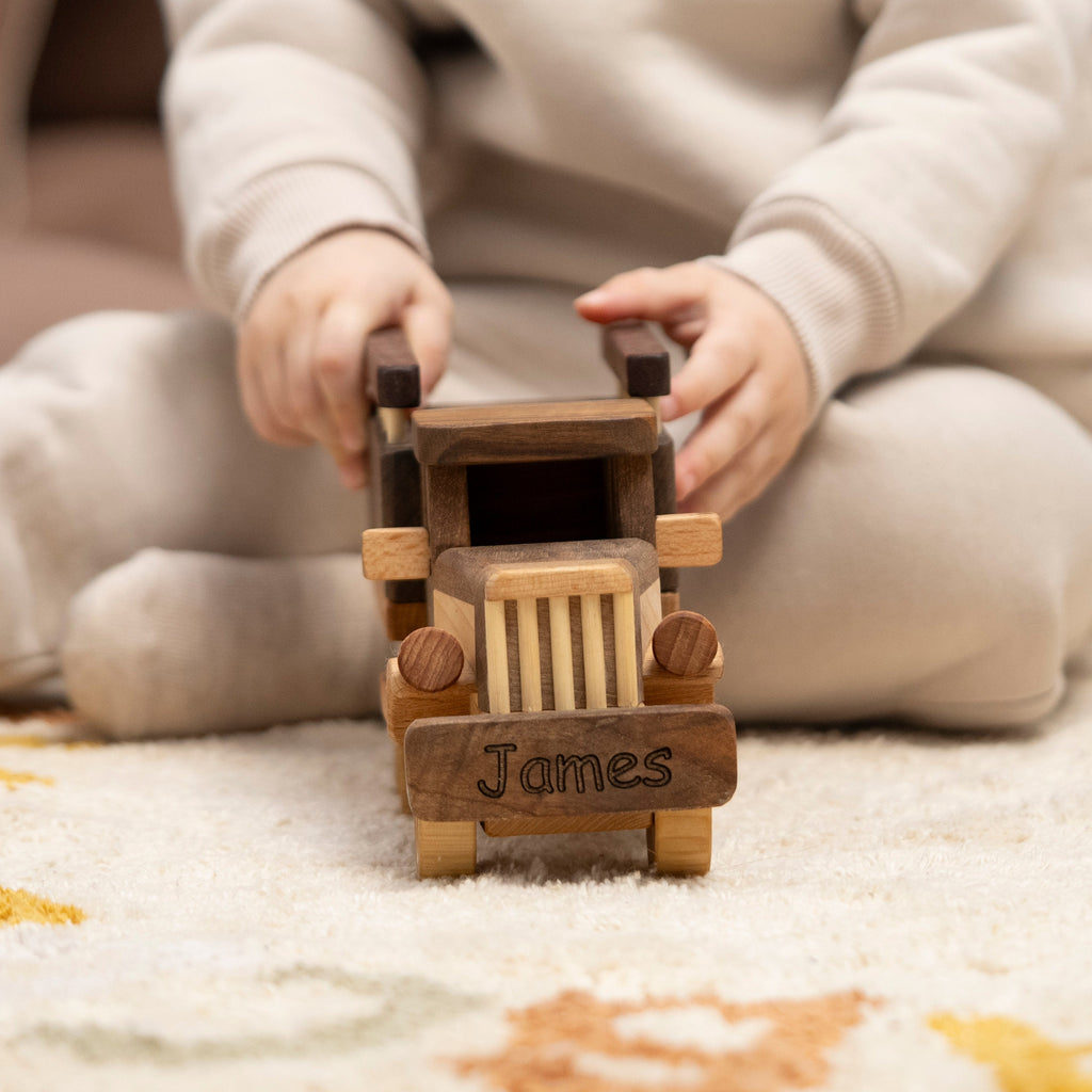 Farm Wooden Dump Truck Toy / PERSONALIZED