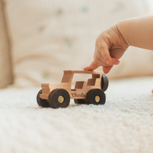 Custom Wooden Toy Cars Wooden Cars For Toddlers Baby Boy Gifts Custom Jeep With Name First Birthday Gift Preschool Toys Nursery Decor Boy