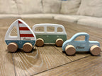 Personalized Wooden Toy Car for Toddlers, First Birthday Gift, Baby Shower Gift, Cars With Names, Personalized Gift For Kids,First Christmas