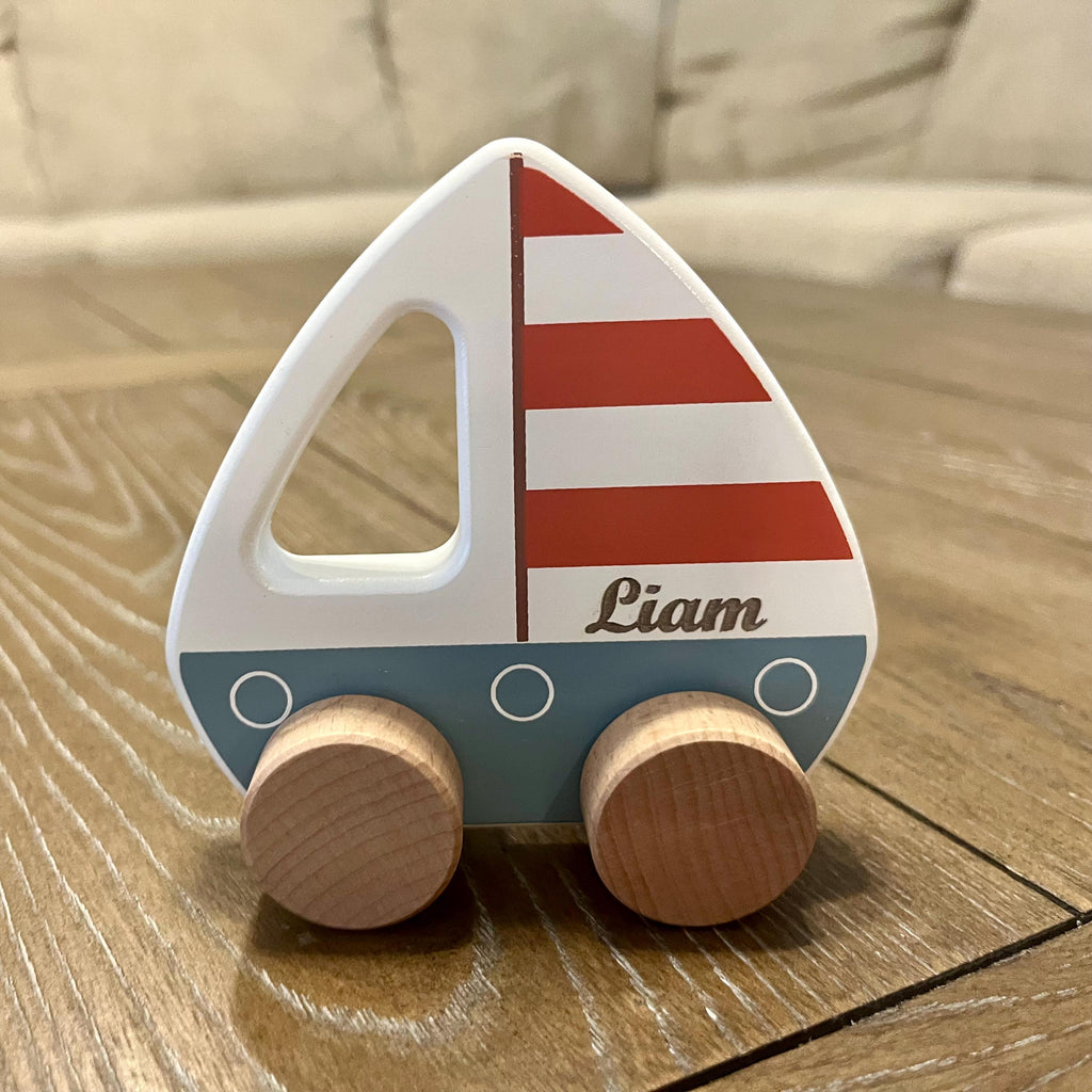 Personalized Wooden Toy Car for Toddlers, First Birthday Gift, Baby Shower Gift, Cars With Names, Personalized Gift For Kids,First Christmas