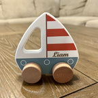 Personalized Wooden Toy Car for Toddlers, First Birthday Gift, Baby Shower Gift, Cars With Names, Personalized Gift For Kids,First Christmas