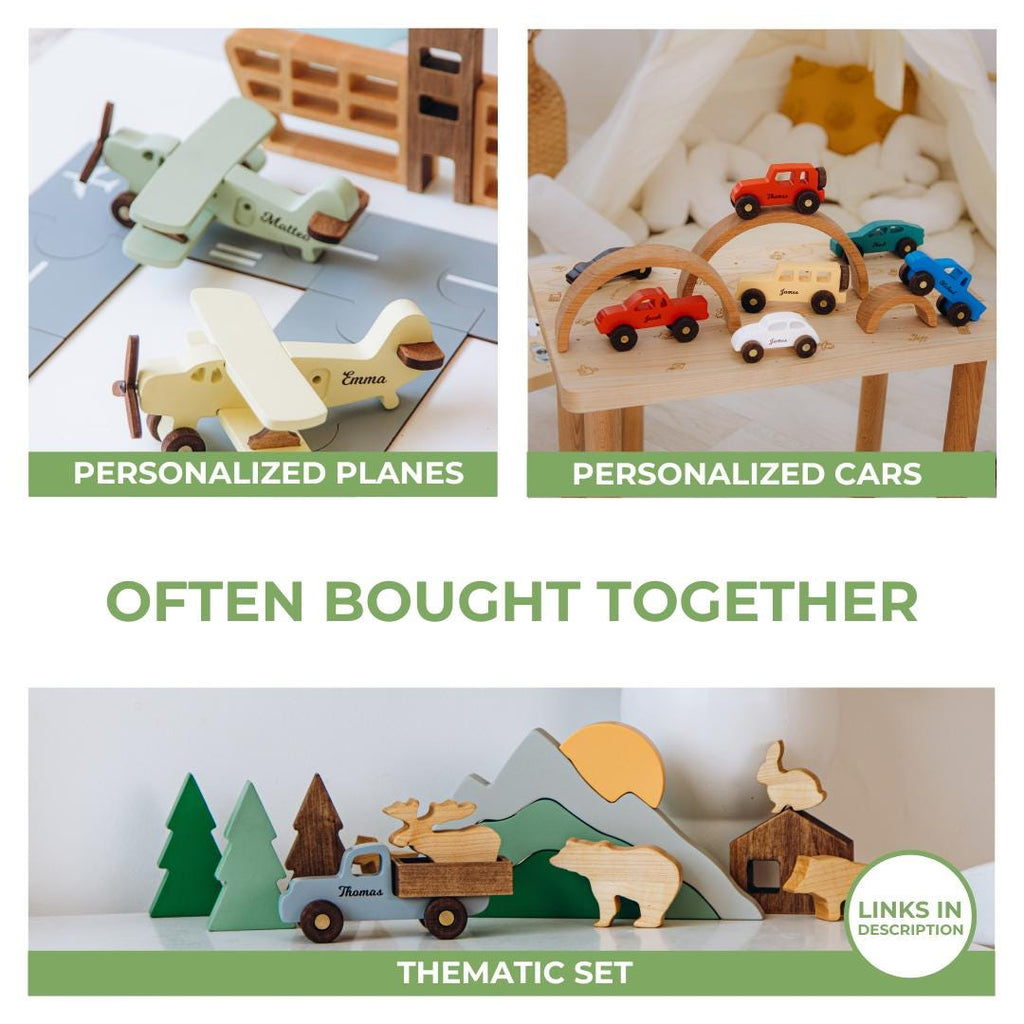 Handmade Wooden Dump Truck Toy Birthday Gift For Children Best Toys For Boys Eco-friendly Construction Vehicles for Kids Pretend Play
