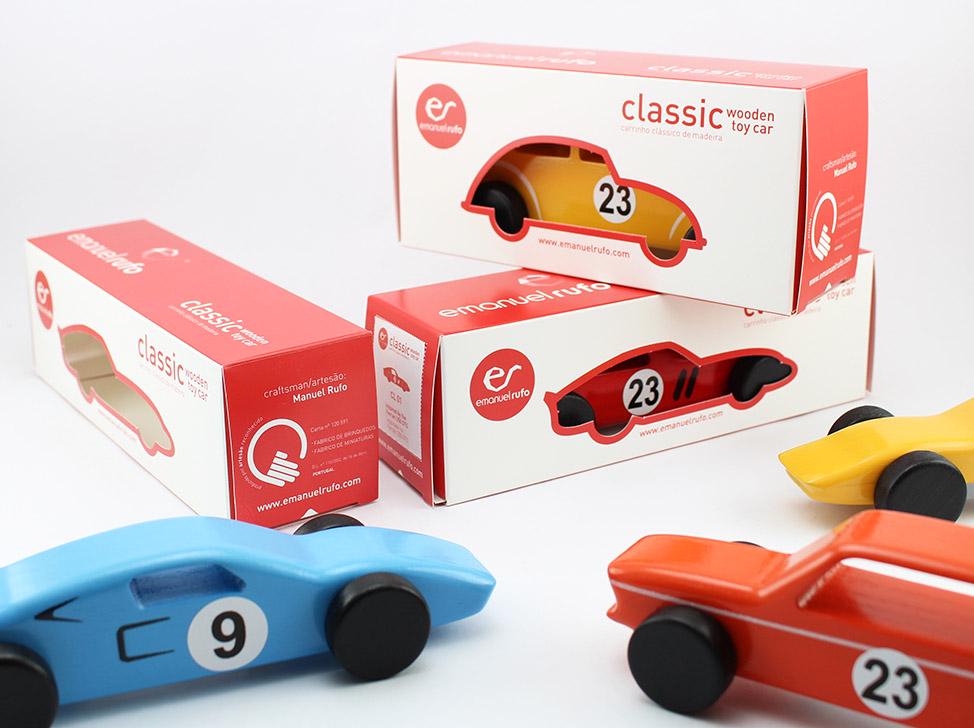 Handcrafted CL 08 Wooden Toy Car - Classic American Muscle Car Inspired - Eco-Friendly, Vintage-Style Play Vehicle for Kids