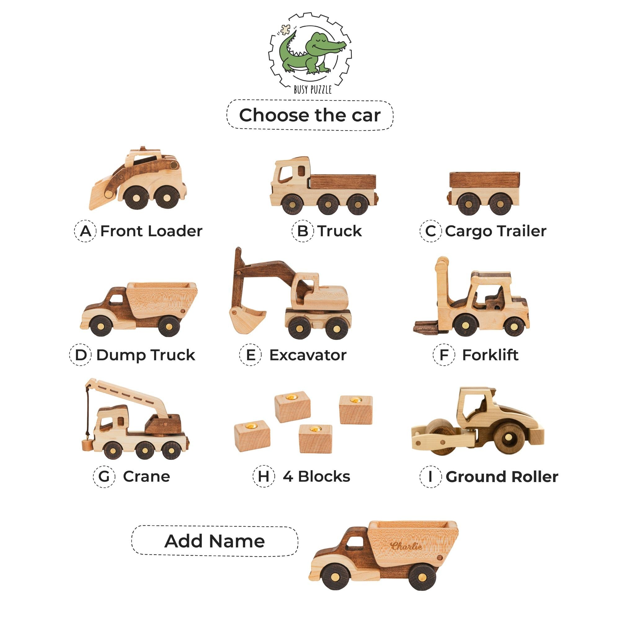 Handmade Wooden Dump Truck Toy Birthday Gift For Children Best Toys For Boys Eco-friendly Construction Vehicles for Kids Pretend Play