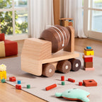 Personalised Wooden Engineering Vehicles | Montessori Wooden Toddler Toys | Custom Children’s Gifts